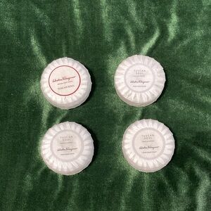 Lot of 4 Salvatore Ferragamo Tuscan Soul Bianco di Carrara Perfumed Soap 1.76 oz